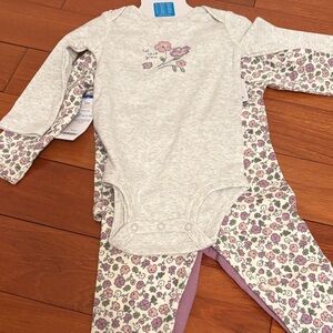 Carter's Floral and Purple Kids Matching Set
